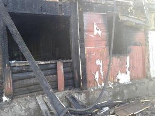 Возгорание произошло в селе Ковалево