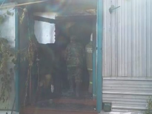 Пожар в селе Высокое