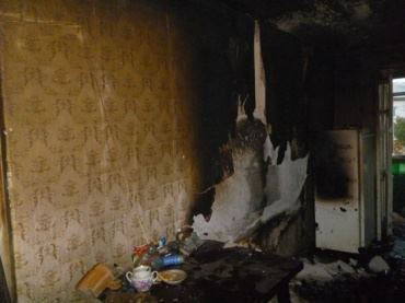 Пожар 14 октября в Лисках