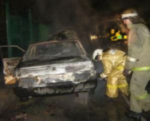 17 ноября в Лискинском районе сгорел автомобиль