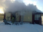 Пожар 31 декабря в Лисках