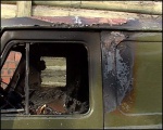 В селе Лиски сгорел автомобиль УАЗ
