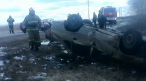 В Лискинском районе столкнулись три автомобиля